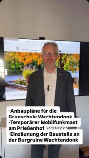 Freitagsinfo 03.10.2025
Heute in der Freitagsinfo: 
-Erweiterungsbedarf Grundschule Wachtendonk 
-Mobilfunkantenne am Prießenhof 
-Einzäunung der Burgruine für Sanierung 
-Blaulichttag der Feuerwehr 
-Erntedankmesse der Ortsbauernschaft Wankum 
-Trödeltag in Wankum 
-Herbstferienangebot der Jugendfreizeiteinrichtungen 
-Bürgermeistersprechstunde auf dem Wochenmarkt 
-Rathaus und Gemeindewerke am 10.10. geschlossen 
-Nächster Termin des Reparatur Cafés 
-Pflanzentauschbörse im Haus Püllen 
-Kreativangebot im JuRa Wachtendonk 
https://youtu.be/jf_YbLPoNxM
#wankum #wachtendonk #paulhoene #freitagsinfo #bürgermeisterwawa